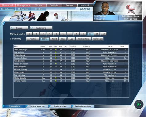 Download Eishockey Manager 2009 (Windows) - My Abandonware