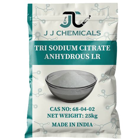 Tri Sodium Citrate Anhydrous LR at an Attractive Price, High Purity ...