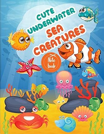 Cute Underwater Sea Creatures Notebook : M.j. Journal: Amazon.in: Books