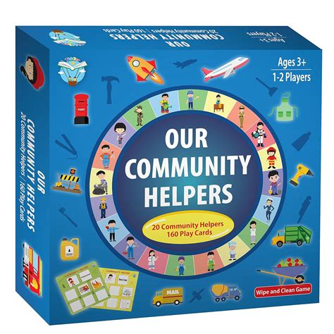 Buy Tiddler Our Community Helpers Game,20 Occupations with 160 Play ...