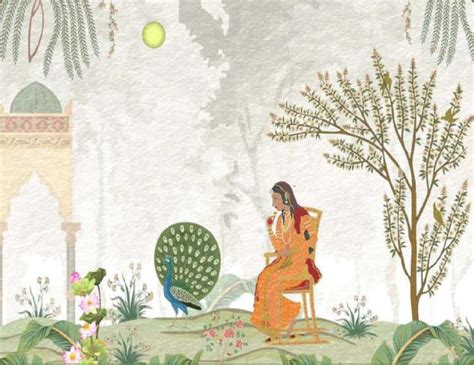 Tropical lady art – Myindianthings