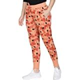 UZARUS Women's Cotton Slim Fit Joggers Track Pants with 2 Zippered ...