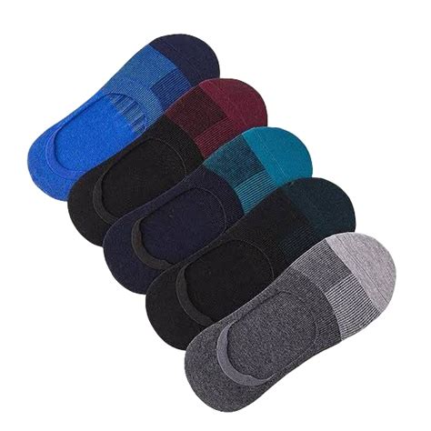 MYYNTI Men and Women Cotton Low Cut Socks No Show Loafers Non Slip ...