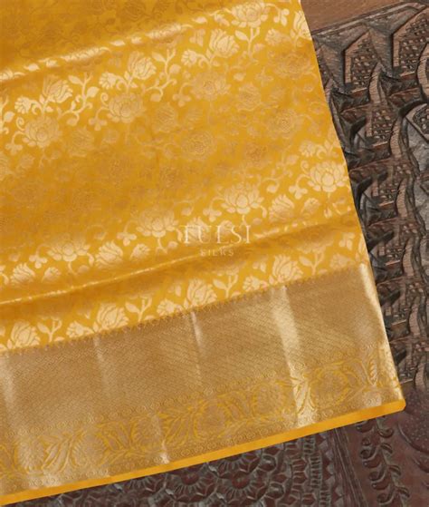 Buy Yellow Soft Silk Saree T466280