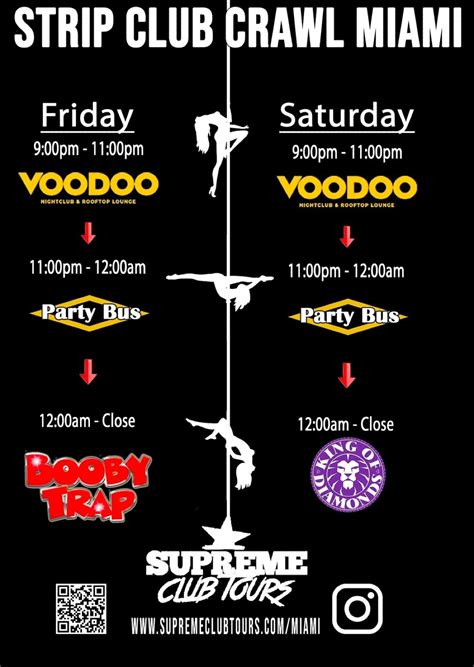 Supreme Strip Club Crawl with unlimited top shelf liquor and party bus ...