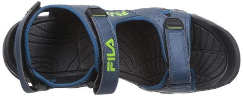 Fila Men Ettore NVY/Blk/LIM Outdoor Sandals-11 UK (45 EU) (12 US ...