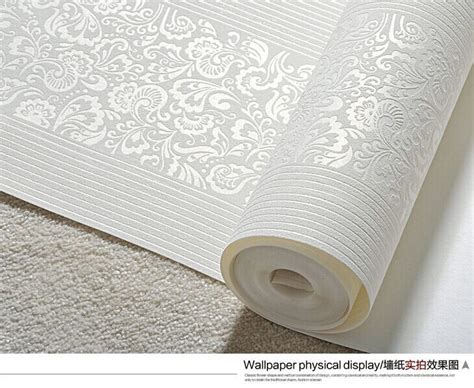 Купить 10031# белые вертикальные полосы, стекаются 3d papel de Пареде ...
