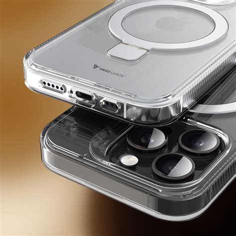 Vaku Luxos ® Apple iPhone 15 Pro Solace MagPro with Magnetic Alloy Ring ...
