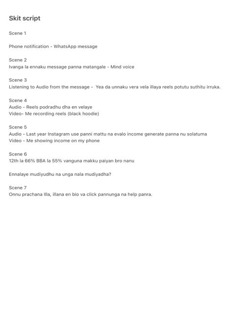 Image result for Skit Script Generator