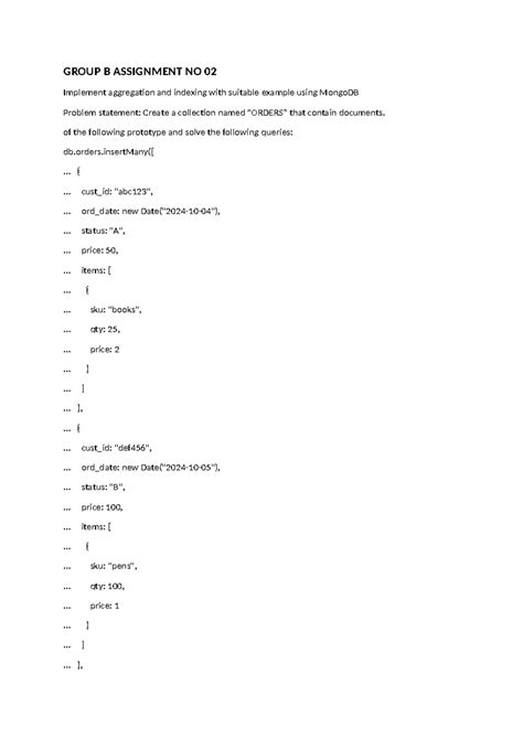 Aggragation 3 - N.A - GROUP B ASSIGNMENT NO 02 Implement aggregation ...