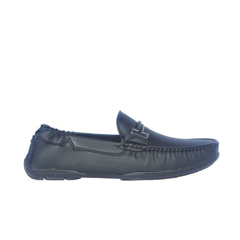 Walkers Brand Mens Slipons Non Leather Casual Loafers Shoes 5701 (Black ...