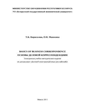 samples of business correspondences Doc Template | pdfFiller