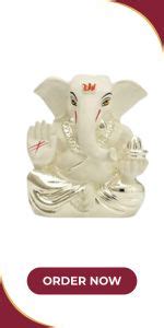 Buy Collectible India Ganesha Idol Silver Plated Ganesh for Car ...