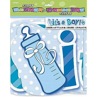 Buy 4.47ft Its A Boy Baby Shower Jointed Banner Online at Lowest Price ...