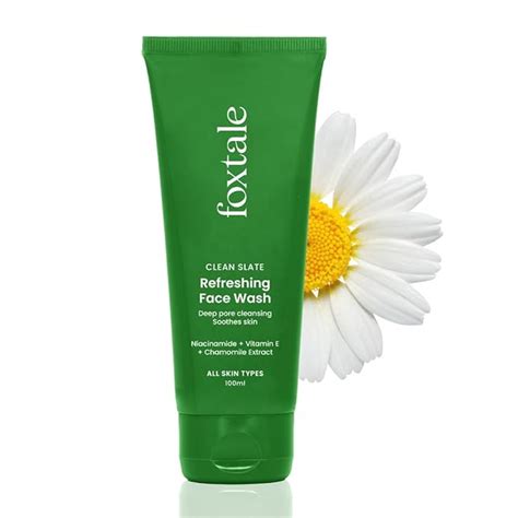 Foxtale Refreshing Face Wash for Deep Cleansing with Niacinamide ...