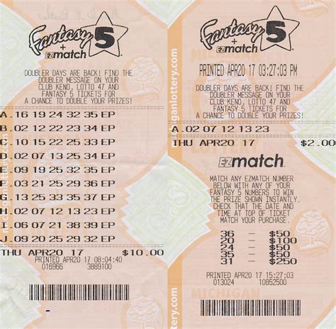 Two Players Split $350,456 Fantasy 5 Jackpot from Michigan Lottery ...