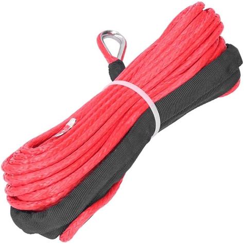 JHWSX Winch Recovery Cable Anti Wear 1/4inx50ft | Ubuy India
