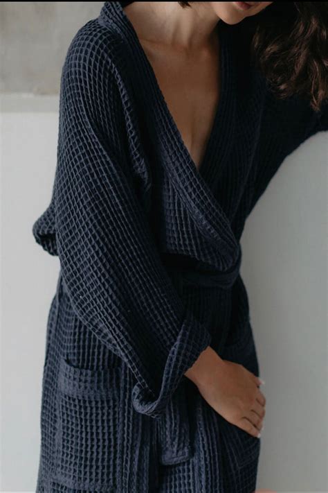 Wrap Yourself in Comfort Cozy Waffle Knit Robe.