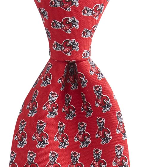 NC State Tie | Vineyard vines logo, Tie length, Silk ties