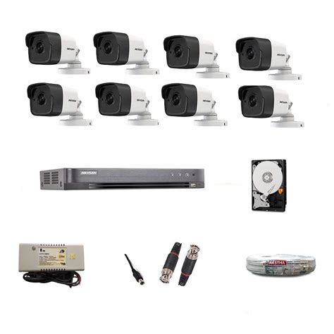 Buy Hikvision AED Ultra Full HD 5MP DS-7B08HUHI-K1 8CH HD DVR with 8 ...