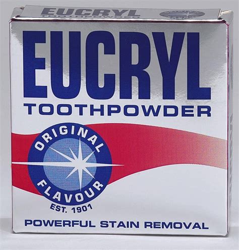 Eucryl Toothpowder Original Powerful Stain Removal 50g by Eucryl ...