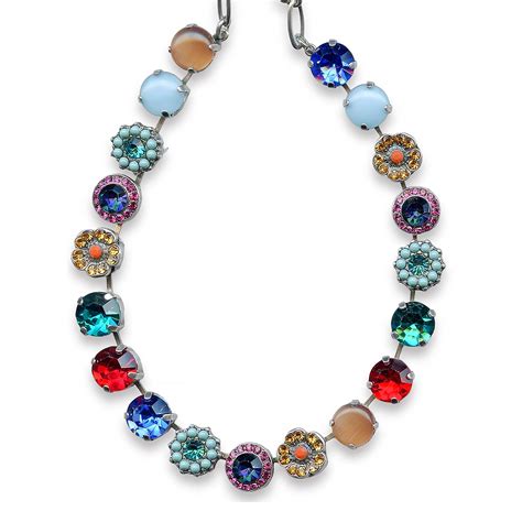 Mariana Necklace Preppy Multi Color Austrian Crystals My Treasures Coll ...