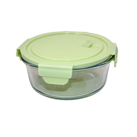 Buy kaqer 860 ml Round High Microwave Oven Borosilicate Safe Glass ...