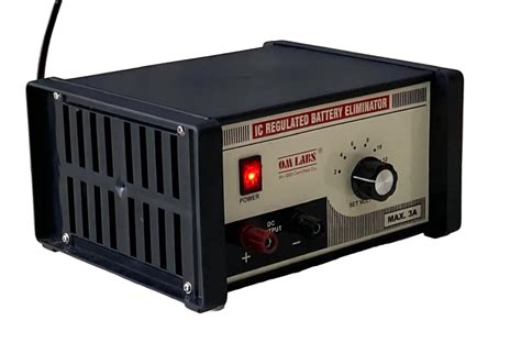 IC Regulated Battery Eliminator 2-12V/3ADC | Large Plastic Box ...