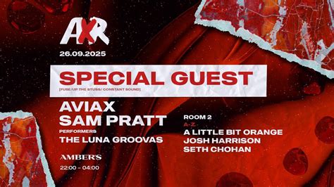 AXR @Ambers Club, SPECIAL GUEST (FUSE / UP THE STUSS / CONSTANT SOUND ...