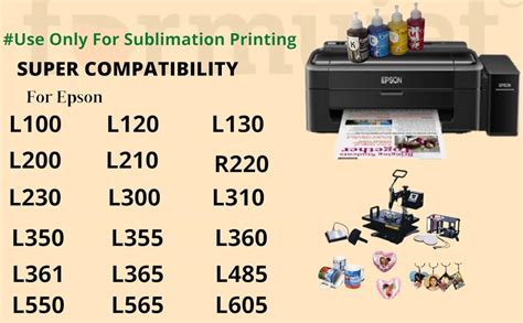 Formujet Sublimation Ink DTP SUB Compatible for Epson Printer L100 ...