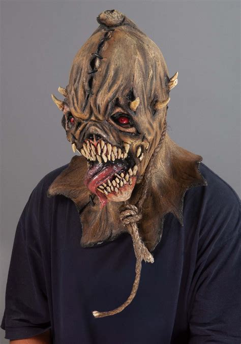 Burlap Monster Adult Costume Mask | Scary Masks