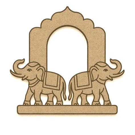 MDF Pre Marked Elephant – Adinath Creations