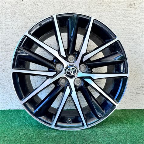 Cnc Black 18" x 8" Alloy Factory OEM Wheel Rim 2021 2022 2023 2024 ...