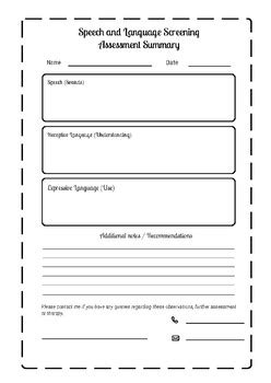 Image result for Language Sample Form