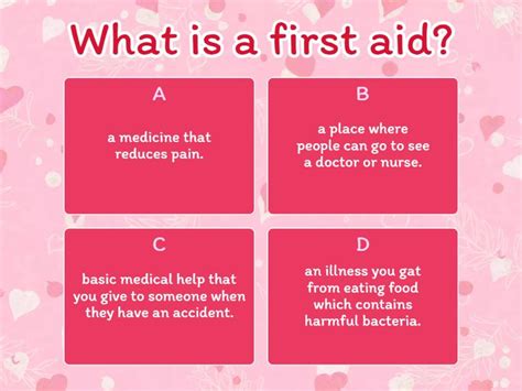 Image result for First Aid Exam Questions