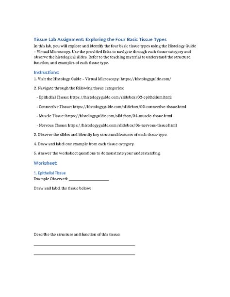 Image result for Identifying Tissue Types