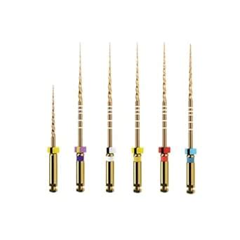 MASTER ENDO Super Taper Gold Rotary Files (Pack of 6) - Advanced ...