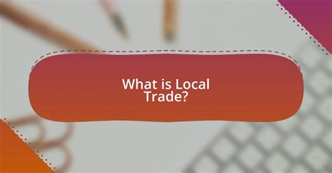 Local Trade 的图像结果