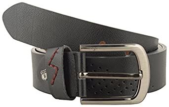 Buy Jackblack Men's Synthetic Leather Belt (SEVP005, Black, 36) at ...