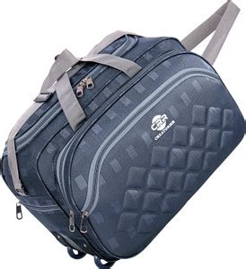 CREATORIER (Expandable) DUF-2GBP Duffel With Wheels (Strolley) GREY ...