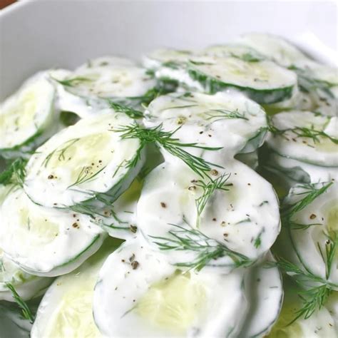 Dill Cucumber Salad: A Refreshing and Creamy Side Dish - What To Cook