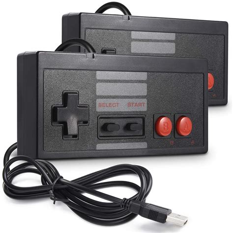 Buy 2 Pack Classic USB Controller for NES Gaming, miadore PC USB ...