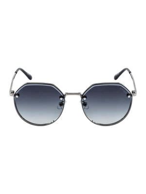 Buy Opium Eyewear Women Grey Hexagon Sunglasses with UV Protected Lens ...