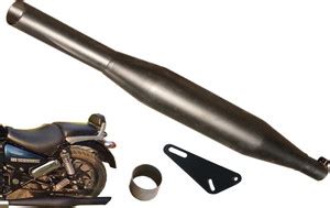 Ridefit Red Rooster / Redrooster silencer Black Exhaust Glasswool Royal ...