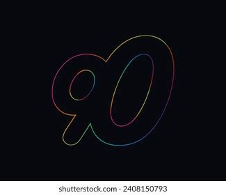 Image result for 0 Number Neon Sign