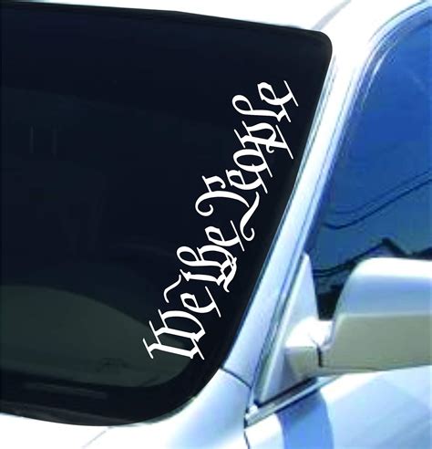 Dabbledown Calcomanía grande con texto en inglés «We The People» DD101 ...