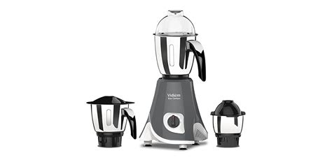 Vidiem Eva Carbon Mixer Grinder, 750W, 3 Jars (Black) – SHARPTRONICS