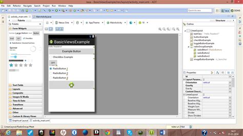 Image result for Basic Views Activity in Android Studio