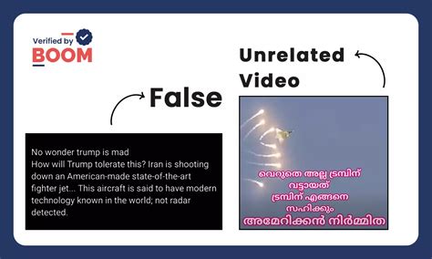 Unrelated CGI Visuals Peddled As Iran Shooting Down US Fighter Jets | BOOM