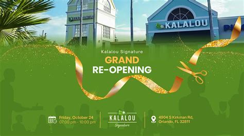 Kalalou Signature Grand Re-Opening, Kalalou Signature, Orlando, 24 ...